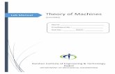 Lab Manual Theory of Machines - Darshan Institute of ... · Department of Mechanical Engineering Theory of Machines (2151902) Darshan Institute of Engineering and Technology, Rajkot