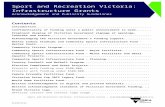 Sport and Recreation Victoria infrastructure grants ... · Web viewCompleted projects must carry a permanent acknowledgment of the contribution of the Victorian Government using the