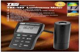 Reliable in Quality TES—137 Luminance Meter Dual Display ... sheet/TES-137.pdf · Reliable in Quality TES-137 Luminance Meter FEATURES Dual Display, 4-digit LCD reading. Spectral