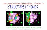 3.012 Fund of Mat Sci: Structure – Lecture 16 STRUCTURE OF ... · 3.012 Fundamentals of Materials Science: Bonding - Nicola Marzari (MIT, Fall 2005) 3.012 Fund of Mat Sci: Structure