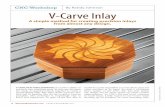 CNC Workshop By Randy Johnson V-Carve Inlay · CNC Workshop By Randy Johnson V-car Ve inlay takes adantage of a CNC’s ability to precisely rout matching parts. In this case the