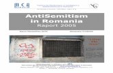 AntiSemitism in Romaniaantisemitism.ro/wp-content/uploads/2015/05/MCA... · Raportul 2005 este cel de al patrulea raport anual emis de MCA Romania. Raportul evalueaza monitorizarea,