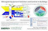 Microgrid Equipment Selection and Control in Buildings · 2014-10-07 · Microgrid Equipment Selection and Control in Buildings 2014 Building Technologies Office Peer Review CERC-BEE