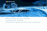 Microsoft Azure Stack Licensing Guide (Hosters and service ... · 2. Acquire Azure Stack services via a service provider This document provides licensing guidance for service providers