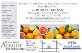 Reasons to Shop the Harris County Master Gardener Association · Page 11 - 12 How to Plant a New Tree - In the Ground or in a Container Page 12 - 13 How to Care for Your Tree the