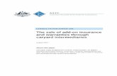The sale of add-on insurance and warranties through ... · CONSULTATION PAPER 294 The sale of add-on insurance and warranties through caryard intermediaries . August 2017. About this
