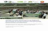 ASAN Forestry Working Group Regional Workshop on Social ... · ASEAN Forestry Working Group Regional Workshop on Social Forestry and Nationally Determined Contributions Operationalizing