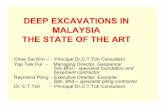 DEEP EXCAVATIONS IN MALAYSIA THE STATE OF …epsmg.jkr.gov.my/images/e/e5/State_the_Art_of_Deep...DEEP EXCAVATIONS IN MALAYSIA THE STATE OF THE ART Chee SaiKim– Principal Dr.C.T.TohConsultant