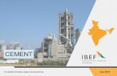 CEMENT - IBEFCement production is expected to grow to 316 million tonnes in 2018-19. It reached 304.20 million tonnes between April 2018 -February 2019. Sales of cement in India grew