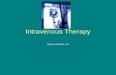 Intravenous Therapy Therapy.pdf · Peripheral catheter • This is the most common intravenous access method in both hospitals and pre-hospital services. A peripheral IV line consists