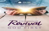 Written by: Aniel Barbe...v For the past three years “God First” has been the rallying slogan of Adventist Stewardship Ministries. This theme aligns with the revival emphasis of