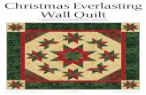Christmas Everlasting Wall Quilt ... name of the movie was changed to â€œChristmas Everlasting,â€‌ hence