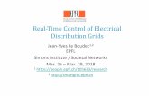FÉDÉRALE DE LAUSANNE Real‐TimeControlofElectrical ...ica · Controlling the Electrical State with Uncertain Power Setpoints Admissibility test: when issueing power setpoint ,