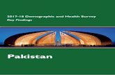 Pakistan 2017-18 Demographic and Health Survey - …Page 4 2017-18 Pakistan Demographic and Health Survey Age at First Marriage, Sexual Intercourse, and Birth Pakistani women marry