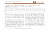 CASE REPORT Open Access Primary choriocarcinoma of the ... · CASE REPORT Open Access Primary choriocarcinoma of the colon: a case report and review of the literature Lun Jiang, Jing-Tao