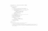 Chapter 4. Intermediate SQL - University of Cape TownChapter 4. Intermediate SQL Table of contents • Objectives • Introduction • Context • Groupingandsummarisinginformation