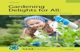 GCC193 (H1600) Gardening Delights for All...gardening Your planning largely will depend on the type of garden you want to have. Square foot gardening (SFG) maximizes space use, resulting