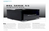 REL SERiE S5 · On TEST REL SEriE S5 SubwOOfEr 60 connect BOTH the 0.1/LFE AND either the high-level or low-level inputs at the same time, and have them operating simultane-ously.