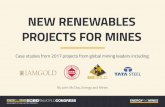 NEW RENEWABLES PROJECTS FOR MINESworldcongress.energyandmines.com/files/Feature-Article-x... · new renewables projects for mines by john mccloy, energy and mines 1 moving to renewable