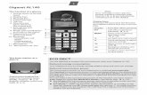  · 2 L1a Ref - AL140 / GRC EN / A31008-M2001-T121-1-8U19 / Overview.fm / 18.01.2010 Safety precautions. Emergency numbers cannot be dialled if the keypad lock (¢ p. 1) is activated!