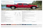 colorado - GM Certified · 2019-07-26 · colorado crew cab Z71 4x4 in Victory red with available dealer-installed chevy accessories. WeekeNd extender. You go because you can. Adventure