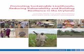 Promoting Sustainable Livelihoods, Reducing Vulnerability and … · 2019-12-01 · Promoting SuStainable livelihoodS, r educing vulnerability and building reSilience in the drylandS: