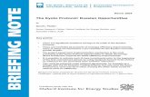 The Kyoto Protocol: Russian Opportunities...RIIA Briefing Note, March 2004 – The Kyoto Protocol: Russian Opportunities would lead to an 8 percent reduction from present emission
