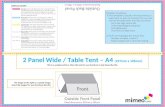 2y5da6sqbsf4bertb26n96bz-wpengine.netdna-ssl.com · Web view2 Panel Wide / Table Tent – A4 (297mm x 105mm)This is a sample text box. Place the text for your brochure in text boxes