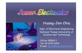 Huang-Jen Chiu Electronics.pdf · PSpice-based Simulation ... Three-Phase, Full-Bridge Rectifier • Output current is assumed to be dc . Three-Phase, Full-Bridge Rectifier: Input