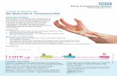A guide for patients with De Quervain’s Tenosynovitis...De Quervain’s Tenosynovitis About the condition De Quervain’s Tenosynovitis is thickening and inflammation of the sheath