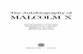 from 'The Autobiography of Malcolm X' · "On Malcolm by OSSie Davis previously appeared in Grogp magazine and is xeprinted by permission. Library Of Congress Cataloging-in.Publication