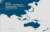 Asia Illicit Tobacco Indicator 2017: Malaysia · Consumption of cigarettes in Malaysia.1 Total Consumption (legal and illicit) was estimated at 19.1 billion cigarettes in 2017, an