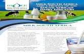 Milk South Africa and a profile of the South African Dairy Industry MilkSA... · 2019-06-27 · A PROFILE OF THE SOUTH AFRICAN DAIRY INDUSTRY 6 7 In total 3,16 billion kilogrammes