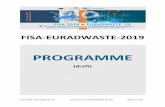 PROGRAMME - fisa-euradwaste2019.nuclear.rofisa-euradwaste2019.nuclear.ro/wp-content/uploads/2019/04/FISA-EURAD... · Nuclear Research Pitesti (RATEN-ICN), the Nuclear Fuel Plant (FCN