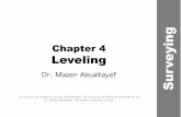 Chapter 4 Leveling - SKYSCRAPERS-CIVILIANS' ZONEpriodeep.weebly.com/uploads/6/5/4/9/65495087/levelling.pdf · 2018-09-02 · topographical work the used datum is the mean sea level