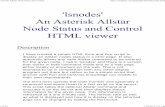 Asterisk Allstar Node Status and Control - hamvoip Allstar...Description I have created a simple HTML form and Perl script to display an Allstar nodes status in a html page. It also