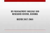 IES MANAGEMENT COLLEGE AND RESEARCH CENTRE, BANDRA … · E-Commerce Myntra. Flipkart ,Zoamto BYJUs Think and Learn, Lenskart BFSI HDFCLtd, Bank, ICICI Prudential, Kotak Mahindra