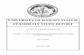 UNIVERSITY OF HAWAI‘I SYSTEM FEASIBILITY STUDY REPORT · University of Hawai`i at Manoa, College of tropical Agriculture and Human Resources to “to gauge the feasibility of rooftop