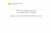 SIP Trunking Service Configuration Guide Panasonic KX ... · Edit Date Originator Description 0.1 2019-04-04 Pascal Beauregard Original draft 1.1 2019-04-11 Martin Lefrançois Minor