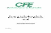 aplicaciones.cfe.gob.mxaplicaciones.cfe.gob.mx/.../manualdecomprador.pdf · 2010-07-17 · CFE Comisión Federal de Electricidad INTRODUCCIÓN Manual del Comprador Sistema de Enajenación