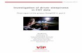 Investigation of driver sleepiness in FOT data - DiVA portalvti.diva-portal.org/smash/get/diva2:674237/FULLTEXT01.pdf · Investigation of driver sleepiness in FOT data Final report