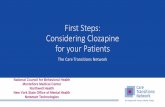 First Steps: Considering Clozapine for your Patients · Howes et al. 2016 Gallego et al 2011. ... •Severe neutropenia (or agranulocytosis) is defined as an Absolute Neutrophil Count
