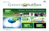 Greenolution e-Newsletter, January 2015 Water: Every drop ... · Greenolution e-Newsletter, January 2015 1 5 W B E greenolution@tatapower.com GREEN CLICK 7 …Published in: National
