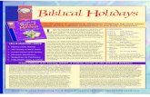 Biblical Holidays - Heart of Wisdomheartofwisdom.com/Acrobat/BHPreview2.0.pdf · Father Abraham: Jewish Roots of the Christian Faith and Professor of Biblical and Theological Studies