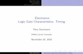 Electronics- Logic Gate Characteristics: 2016-11-16آ  Ideal logic gates Real logic gates Logic families