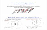 Basics of DFT applications to solids and surfaces...Basics of DFT applications to solids and surfaces Peter Kratzer Physics Department, University Duisburg-Essen, Duisburg, Germany