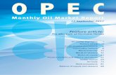 OPEC...Oil Market Highlights OPEC Monthly Oil Market Report – September 2017 i Oil Market Highlights Crude Oil Price Movements The OPEC Reference Basket rose for the secondconsecutive