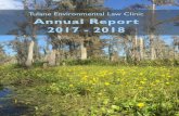 Tulane Environmental Law Clinic Annual Report 2017 - 2018telc/assets/annual/2017-18_Annual_Report.pdf · TELC is a proud member of the Mississippi River Collaborative. . Tulane Environmental