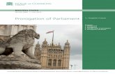 Prorogation of Parliament · Parliament could prevent its exercise otherwise than by passing legislation to constrain it. Parliament has legislated to constrain or replace the prerogative
