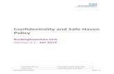 Confidentiality and Safe Haven Policy · 2019-04-02 · This Confidentiality and Safe Haven Policy details how the CCG will meet its legal obligations and NHS requirements concerning
